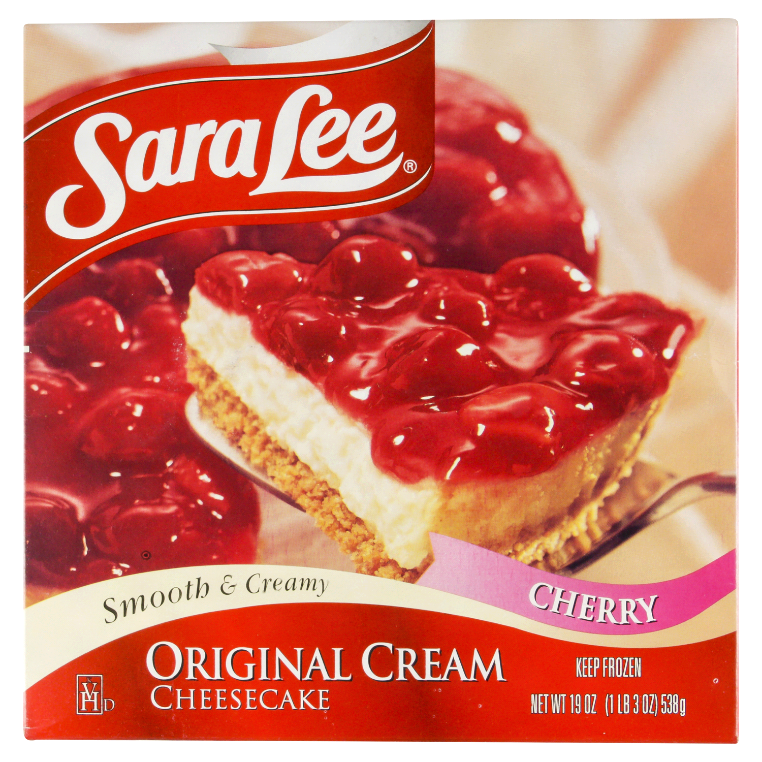 slide 1 of 4, Sara Lee Classic Style Cheesecake Cherry, 19 oz