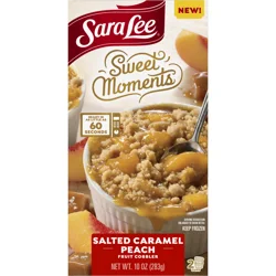 Sara Lee  Sweet Moments Salted Caramel Peach Fruit Cobbler