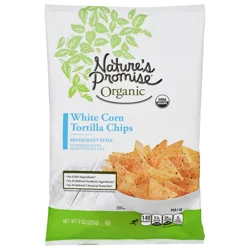 Nature's Promise Organic Restaurant Style White Corn Tortilla Chips