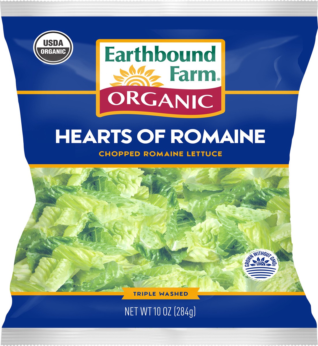 slide 4 of 6, Earthbound Farms Organic Hearts of Romaine Lettuce, 10 oz