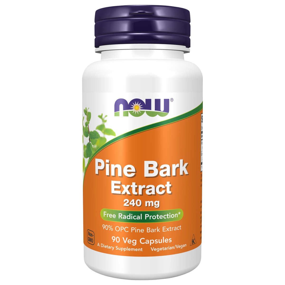 slide 1 of 4, NOW Pine Bark Extract 240 mg - 90 Veg Capsules, 90 ct