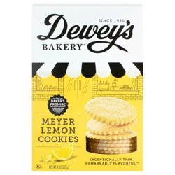 Dewey's Bakery Cookies, Meyer Lemon