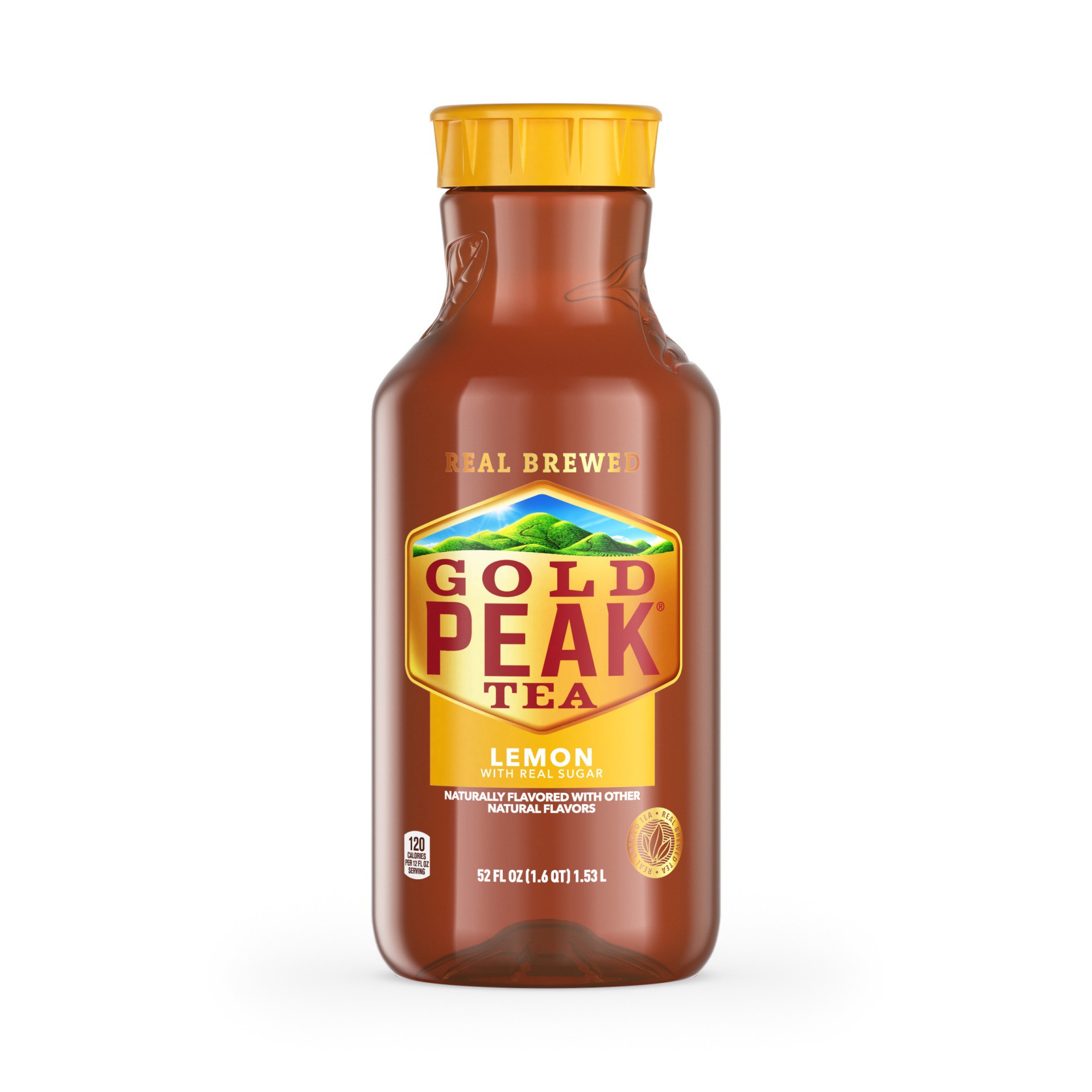 slide 9 of 12, Gold Peak Lemon Sweetened Iced Tea Drink, 52 fl oz, 52 oz