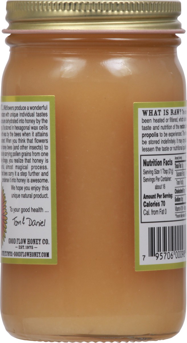 slide 4 of 9, Good Flow Honey 100% Pure Wildflower Raw Honey 12 oz, 12 oz