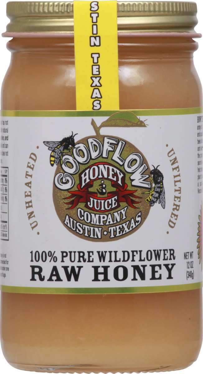 slide 8 of 9, Good Flow Honey 100% Pure Wildflower Raw Honey 12 oz, 12 oz