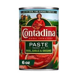 Contadina Canned Tomato Paste With Italian Herbs - 6 Oz