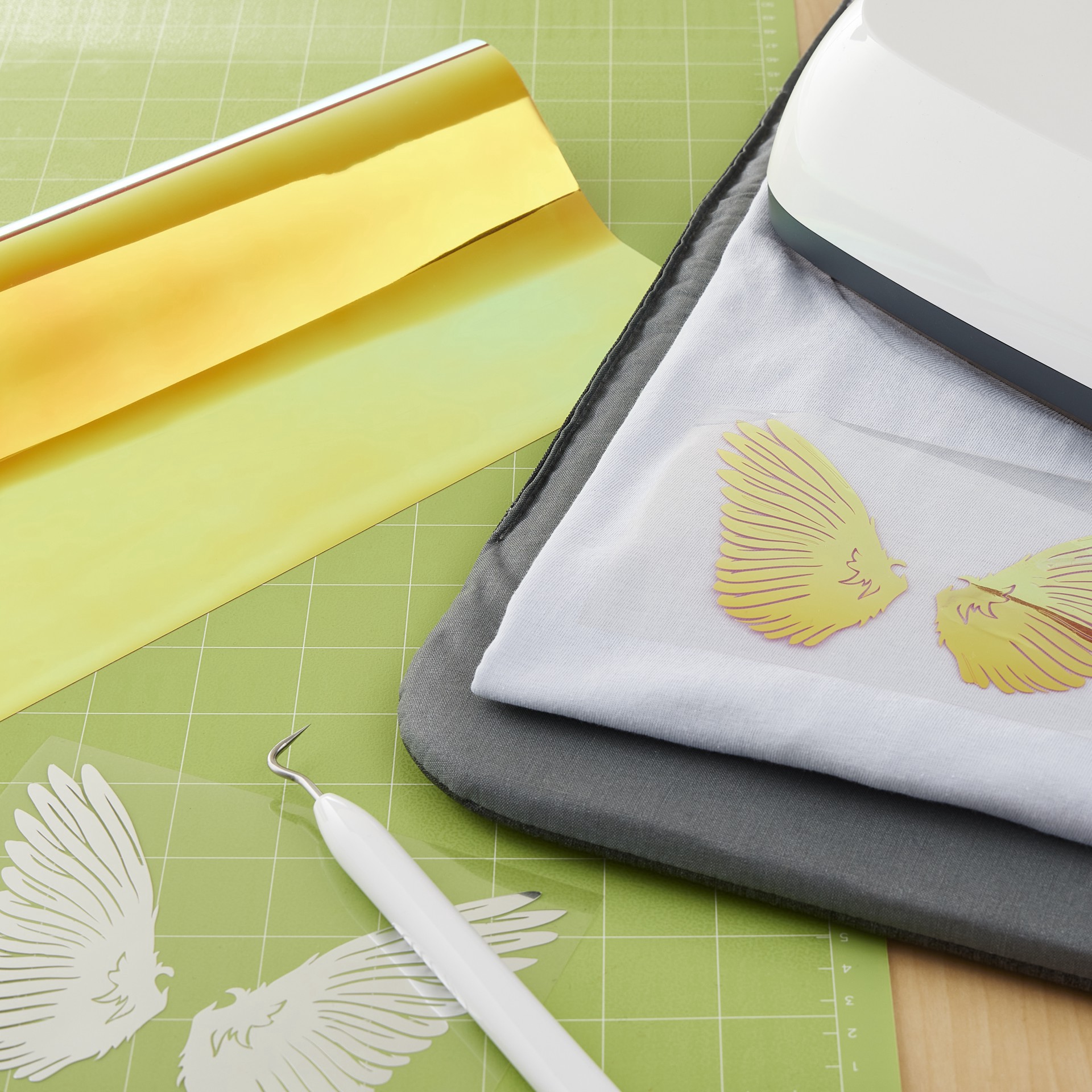 slide 3 of 3, Cricut Holographic Iron-On, 12 in x 24 in