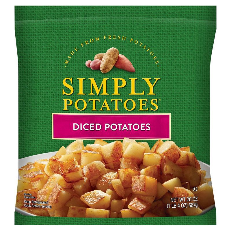 slide 1 of 9, Simply Potatoes Gluten Free Diced Potatoes - 20oz, 20 oz