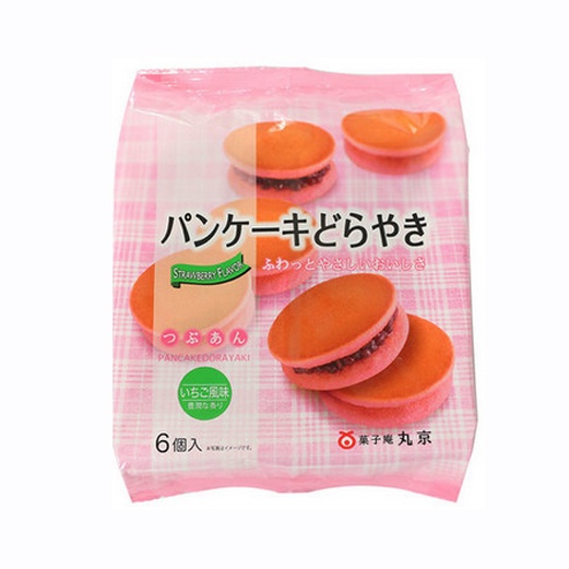 slide 1 of 1, Shirakiku Marukyo Dorayaki Pancake Strawberry, 1 ct