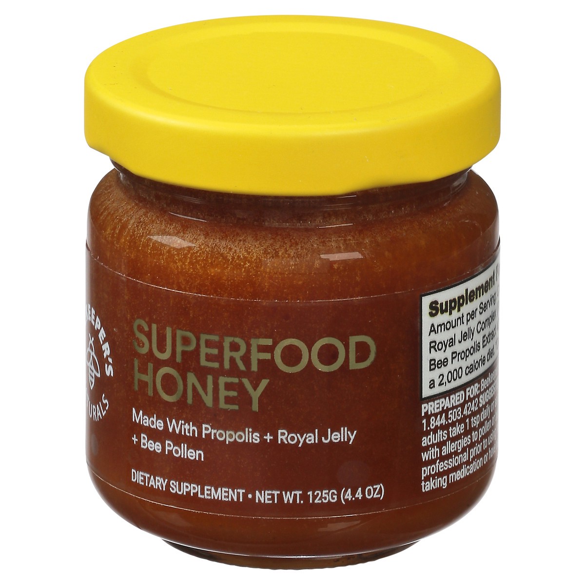 slide 2 of 9, Beekeeper's Naturals Superfood Honey 4.4 oz, 1 ct