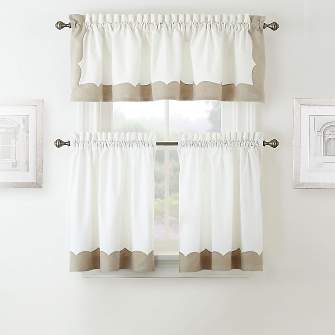 slide 1 of 1, Waterford Cassia Window Valance - Natural, 1 ct