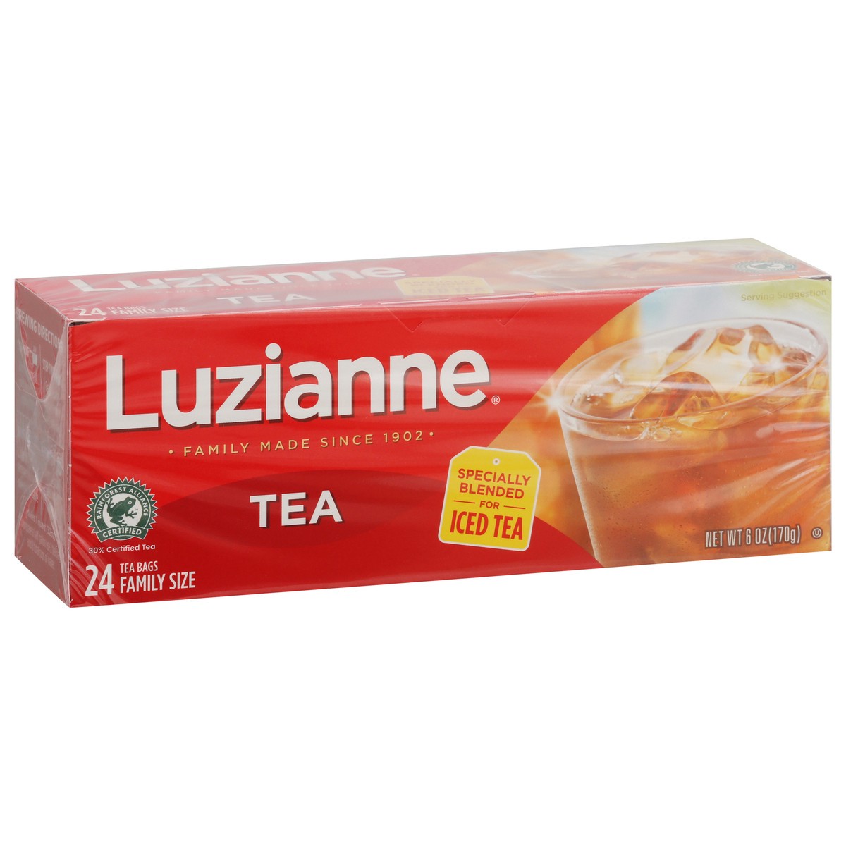 slide 2 of 9, Luzianne Family Size Iced Tea Bags 24 ea, 24 ct