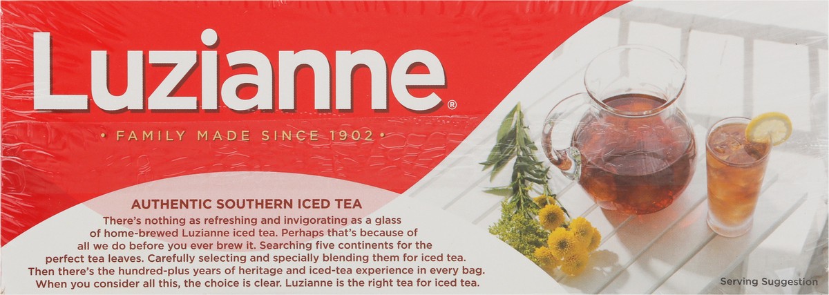 slide 5 of 9, Luzianne Family Size Iced Tea Bags 24 ea, 24 ct