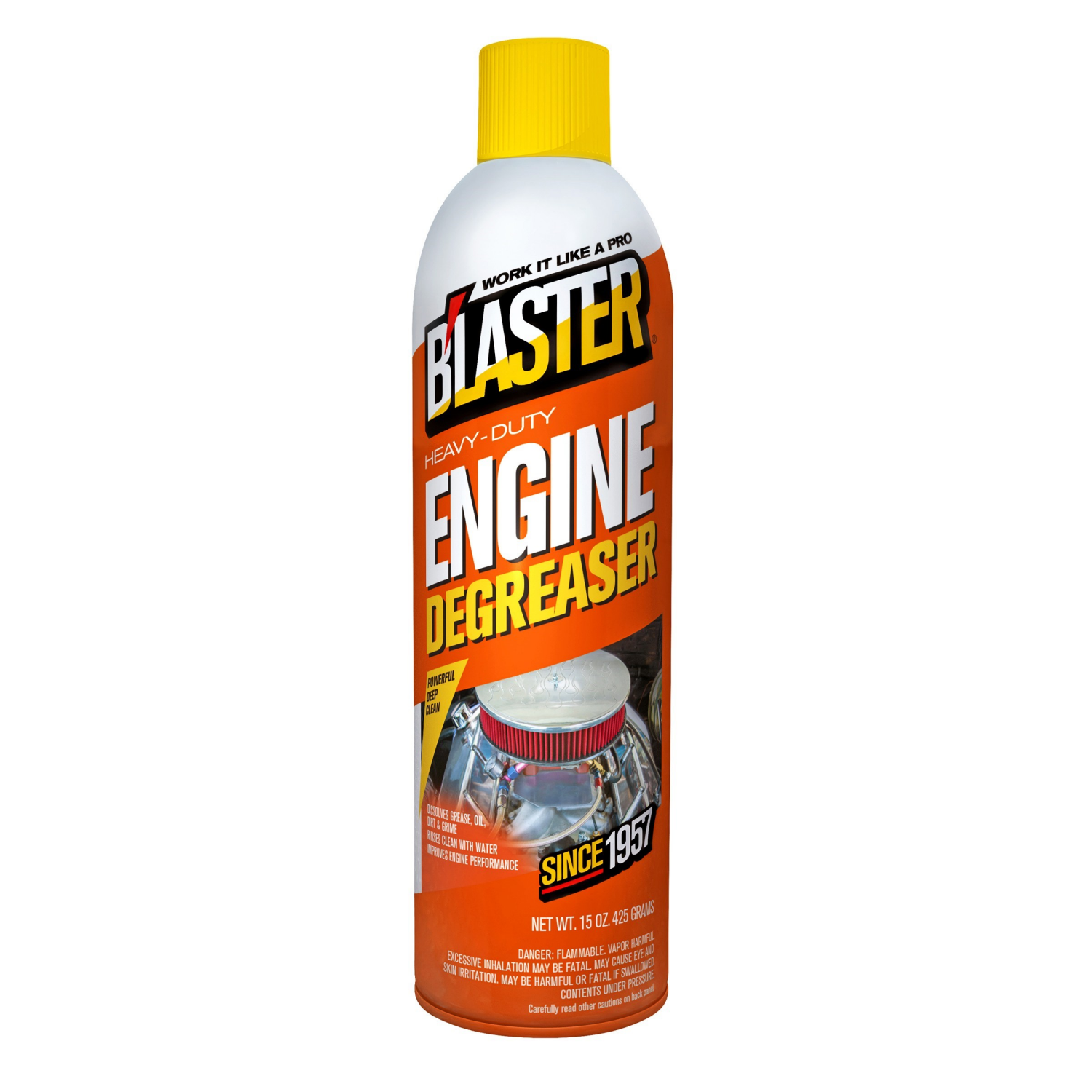 slide 1 of 2, B'laster Heavy Duty Engine Degreaser Part #20ED, 15 oz