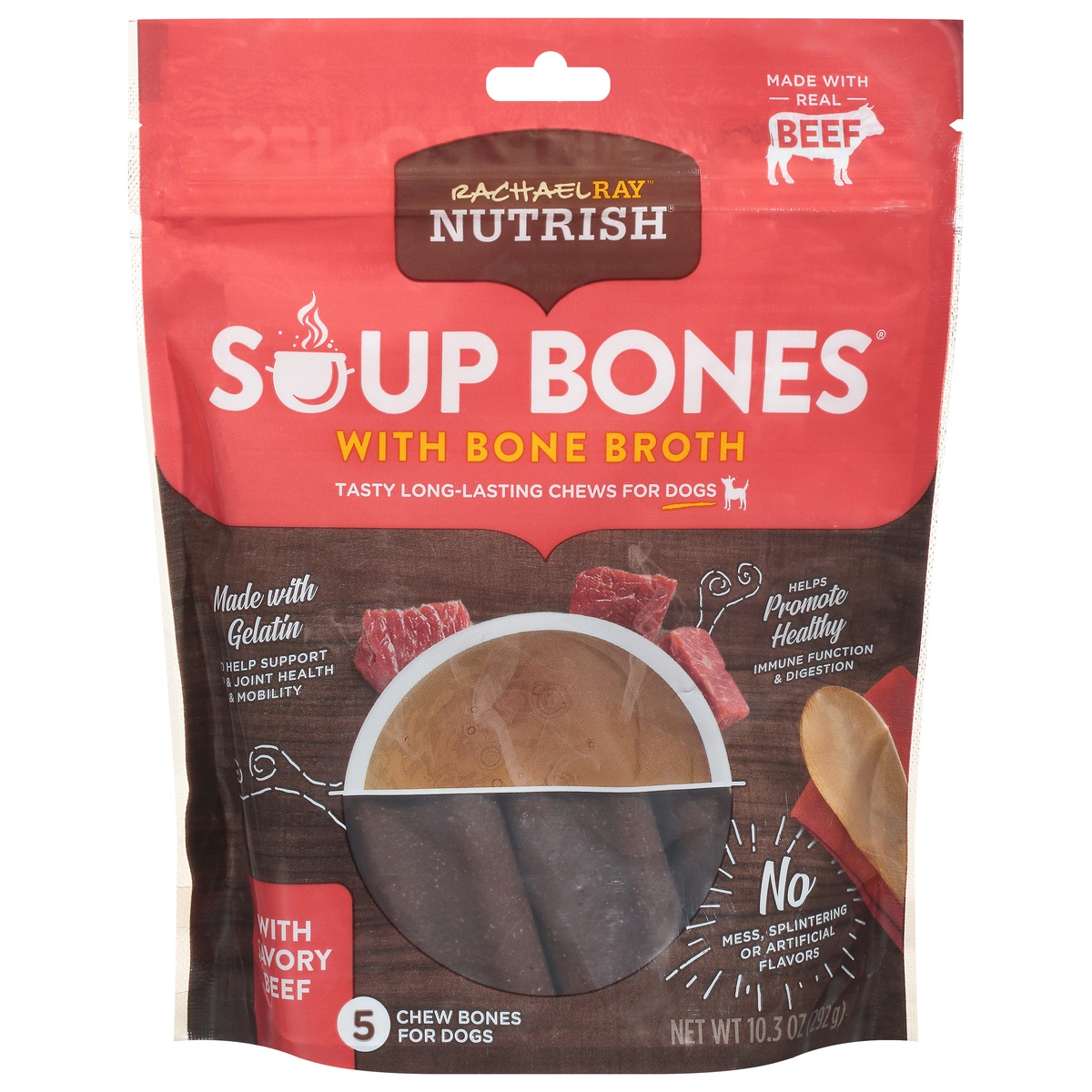 Rachael Ray Nutrish Soup Bones Beef 10.3 Oz 