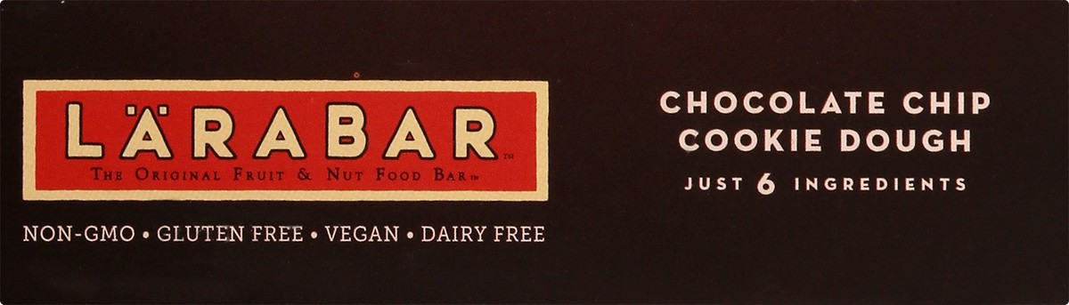 slide 5 of 10, LÄRABAR Chocolate Chip Cookie Dough Mini Bars, Gluten Free Vegan Bar, 10 ct, 10 ct