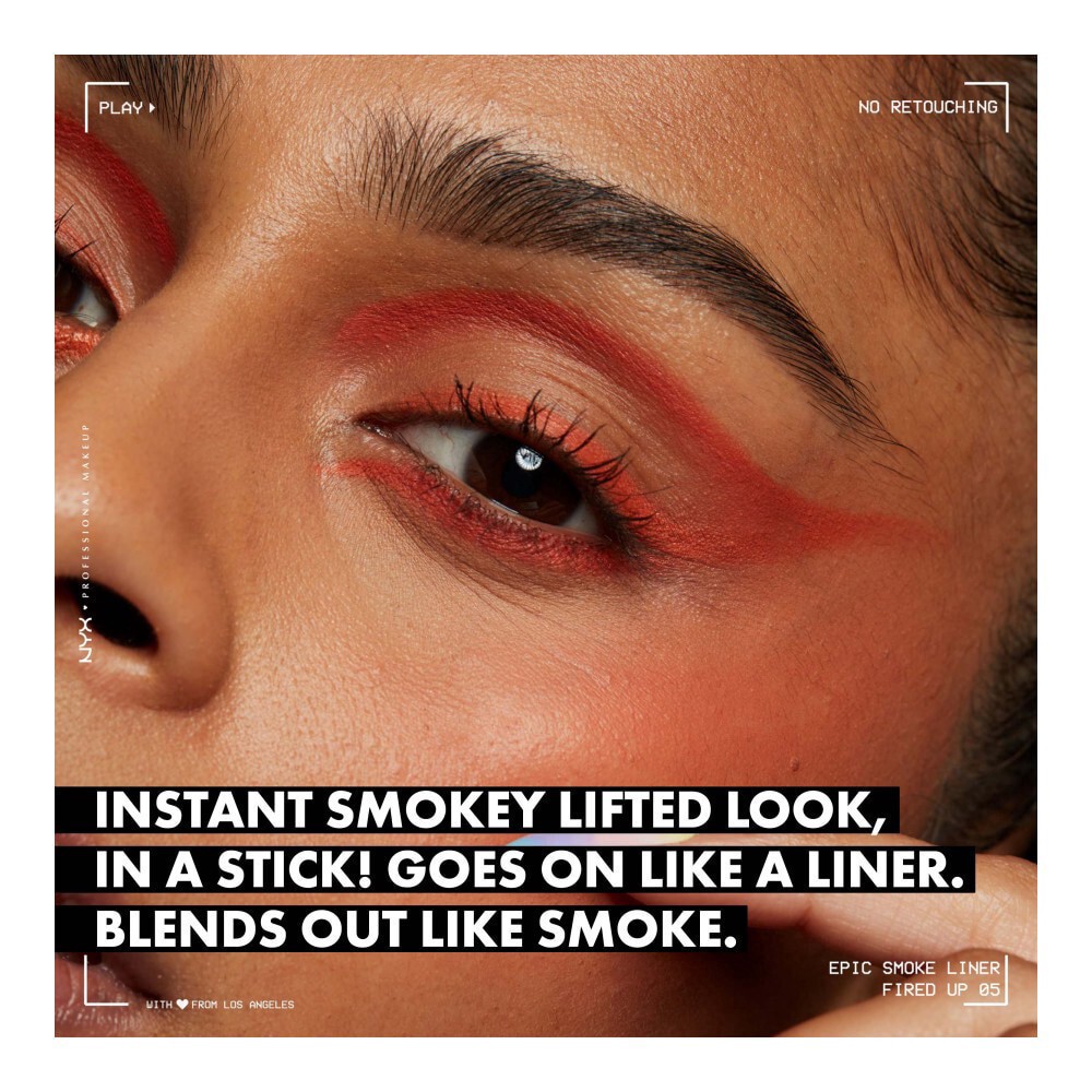 slide 6 of 6, Nyx Professional Makeup Epic Smoke Eyeliner 06 Brick Fire, 0.005 oz