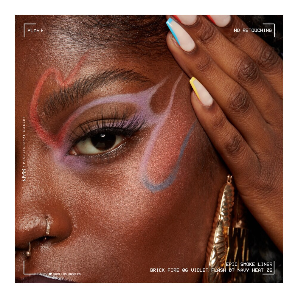 slide 2 of 6, Nyx Professional Makeup Epic Smoke Eyeliner 06 Brick Fire, 0.005 oz