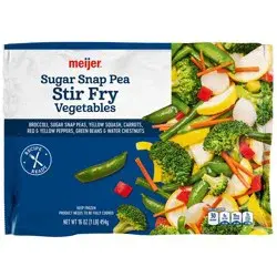 Meijer Frozen Sugar Snap Pea Stir Fry Vegetable Medleys
