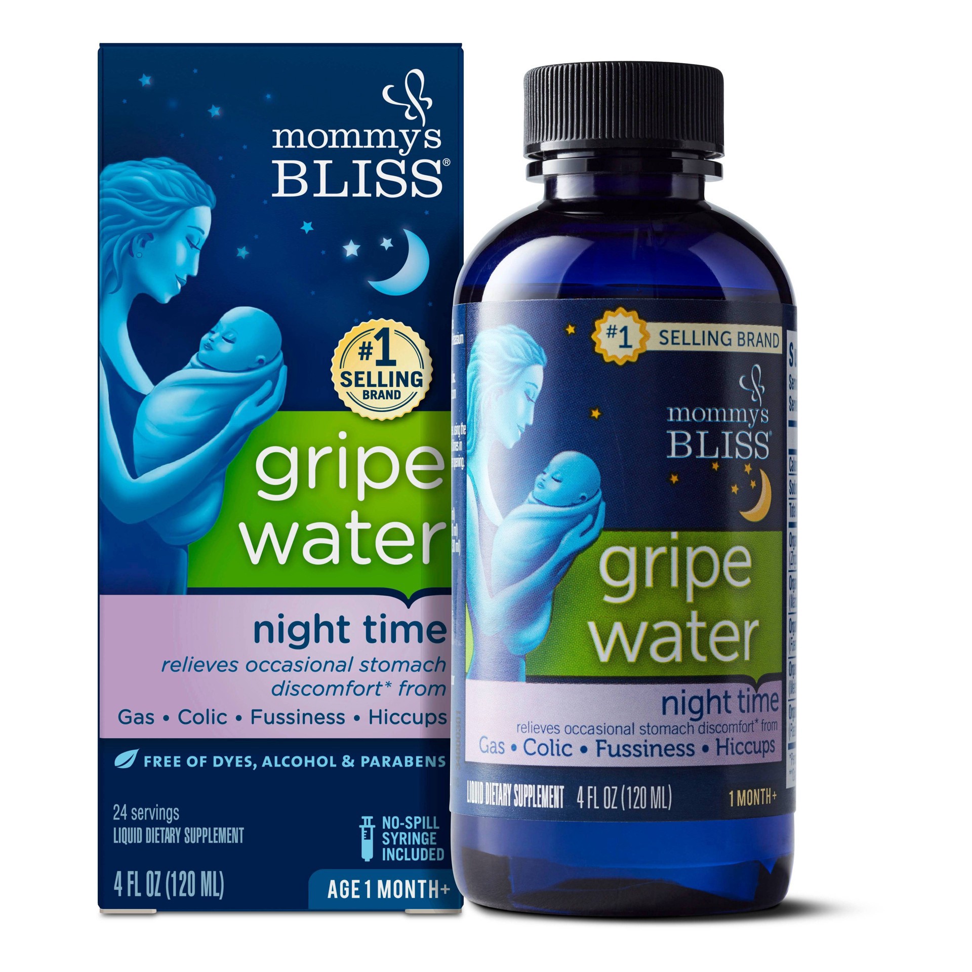 slide 3 of 15, Mommy's Bliss Age 1 Month+ Night Time Gripe Water 4 fl oz, 4 fl oz