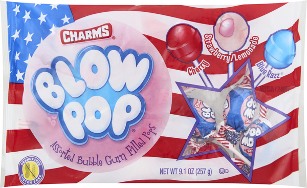 slide 1 of 1, Charms Astd Blow Pop, 9.1 oz