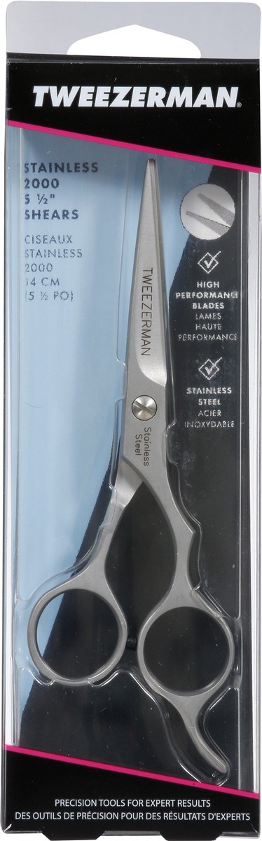 slide 6 of 9, Tweezerman Barber Shears With Rest, 5-1/2 In., 1 ct