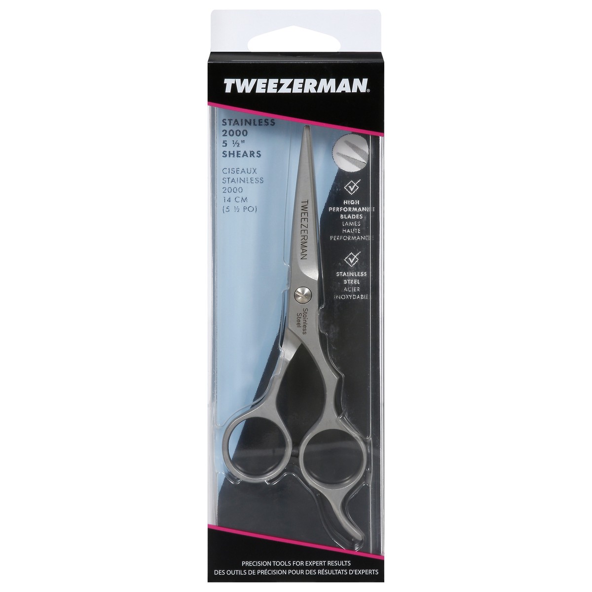 slide 1 of 9, Tweezerman Barber Shears With Rest, 5-1/2 In., 1 ct