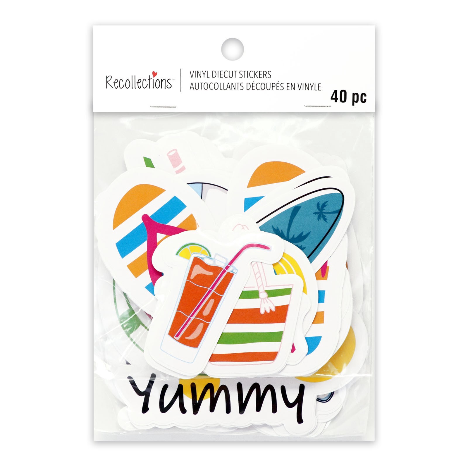 slide 5 of 5, Vsco Vinyl Die Cut Stickers By Recollections, 1 ct