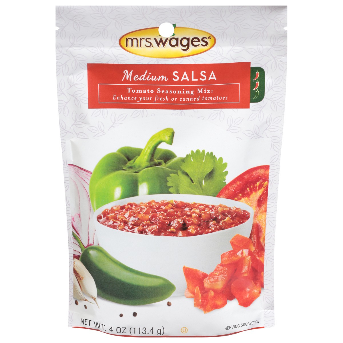 slide 6 of 14, Mrs. Wages Medium Salsa 4 oz, 4 oz