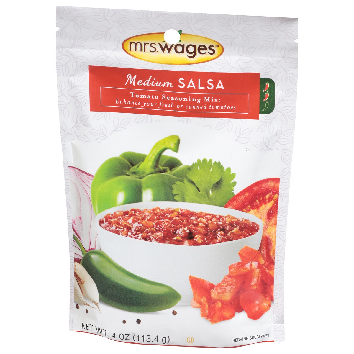 slide 4 of 14, Mrs. Wages Medium Salsa 4 oz, 4 oz