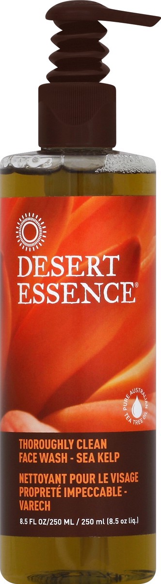 slide 2 of 2, Desert Essence Face Wash 8.5 oz, 8.50 oz