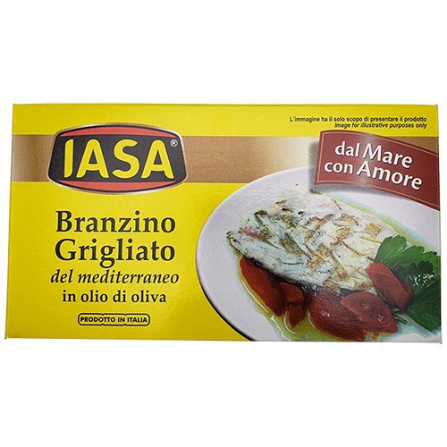 slide 1 of 1, Iasa - Grilled Sea Bass In Olive Oil, 5 oz