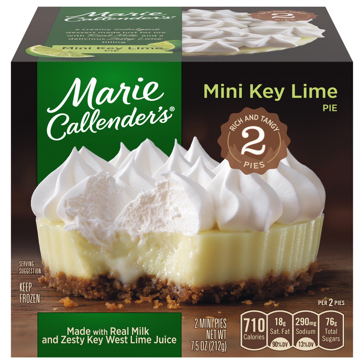 slide 1 of 5, Marie Callender's Key Lime Pies Mini 2 ea, 2 ct