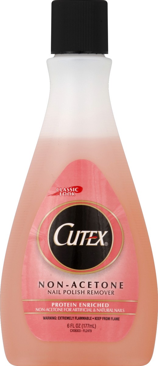 slide 2 of 3, Cutex Non-Acetone Nail Polish Remover, 6 oz