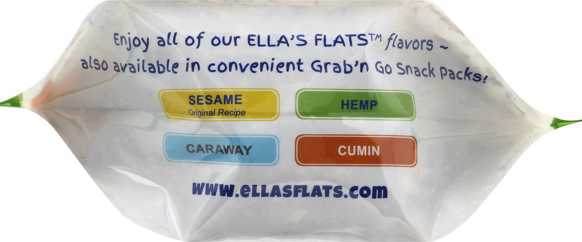 slide 12 of 13, Ella's Flats Hemp Savory Crisps 6.5 oz, 6 oz
