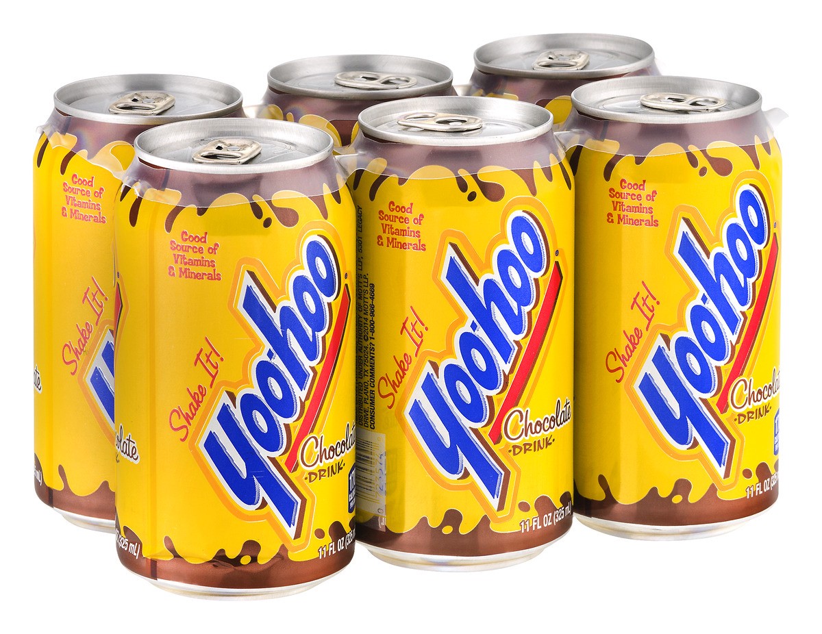 slide 2 of 9, Yoo-hoo Chocolate Drink, 11 fl oz cans, 6 pack, 6 ct