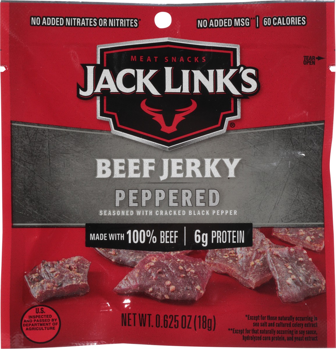 slide 13 of 14, Jack Links Peppered Beef Jerky 0.62 Ounces 1 Each, 0.6 oz