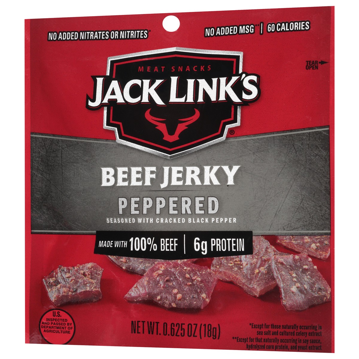 slide 4 of 14, Jack Links Peppered Beef Jerky 0.62 Ounces 1 Each, 0.6 oz