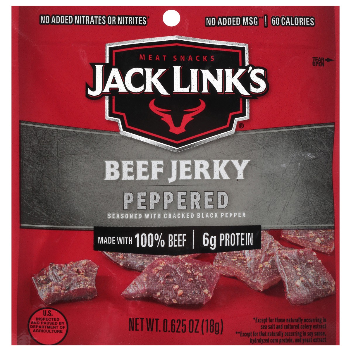 slide 5 of 14, Jack Links Peppered Beef Jerky 0.62 Ounces 1 Each, 0.6 oz