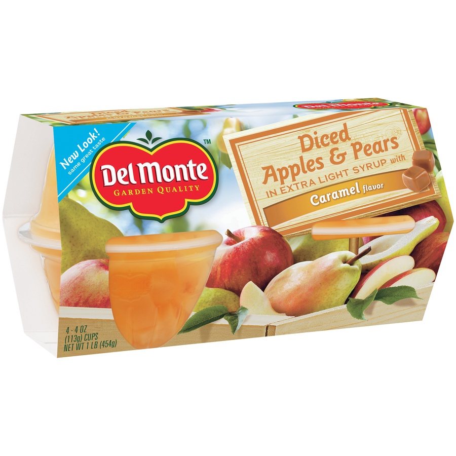 slide 2 of 8, Del Monte App&pear with Caramel, 1 ct