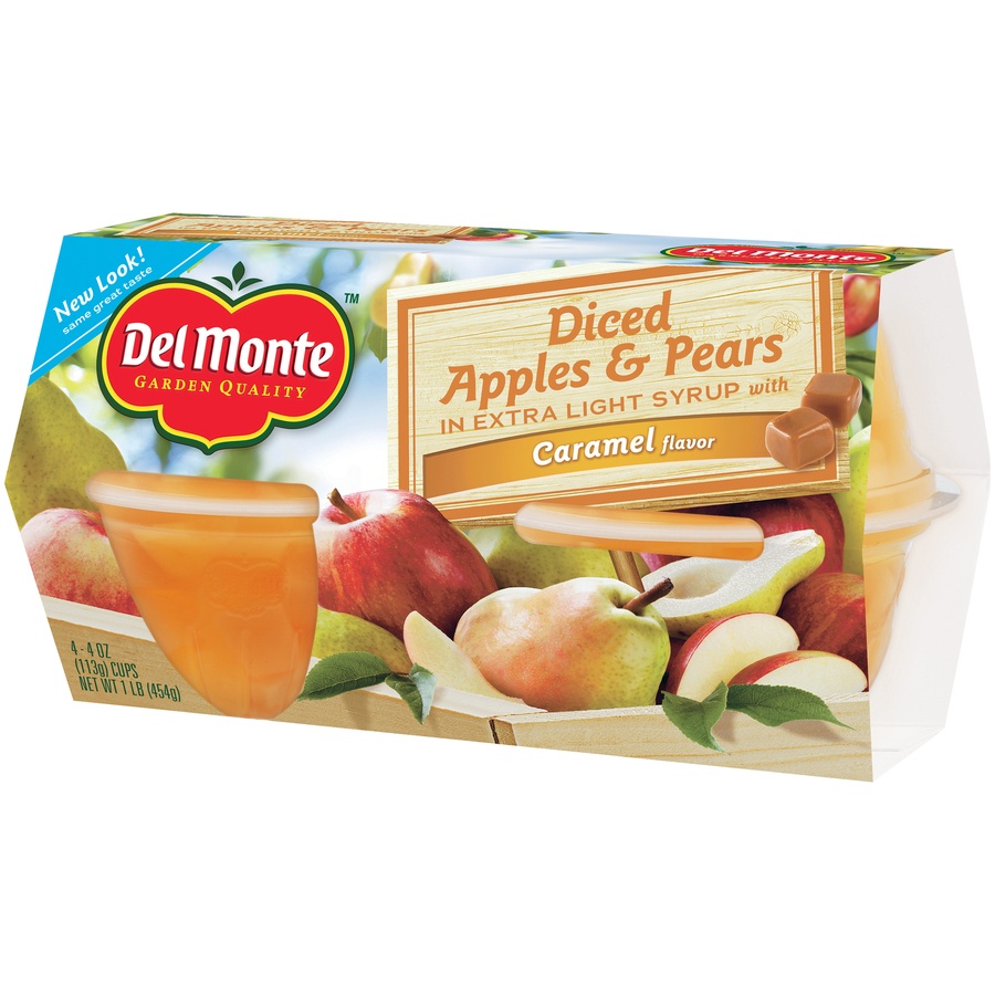 slide 3 of 8, Del Monte App&pear with Caramel, 1 ct