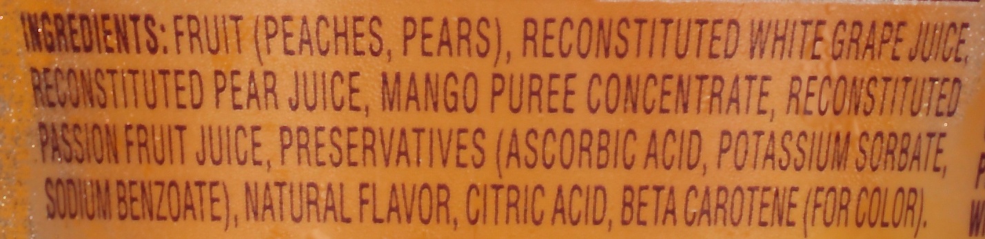 slide 6 of 6, Del Monte Mixed Fruit Chunks, in a Mango & Passion Fruit Juice Blend, 6 oz