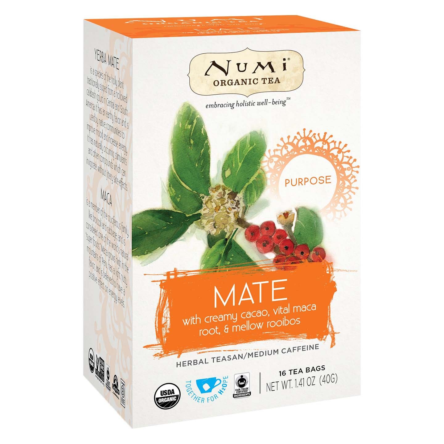 slide 1 of 1, Numi Organic Tea 16 ea, 16 ct