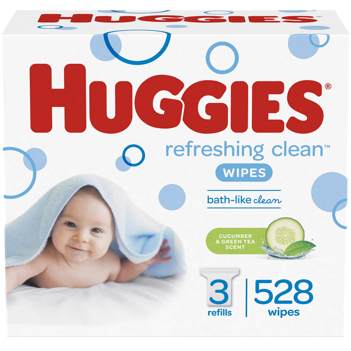 slide 1 of 1, Huggies One & Done Refreshing Baby Wipes Refills, 552 ct