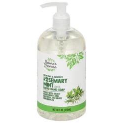 Nature's Promise Rosemary & Mint Scent Liquid Hand Soap