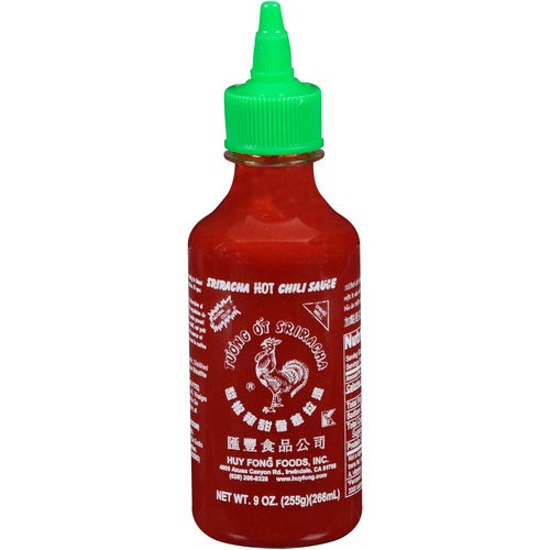 slide 1 of 1, Sriracha Hot Chili Sauce, 9 oz