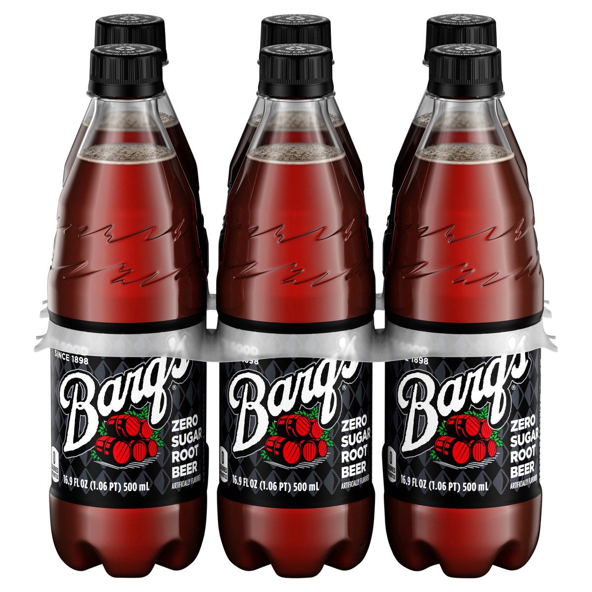 Barq's Zero Sugar Root Beer Bottles 6 ct 6 ct Shipt
