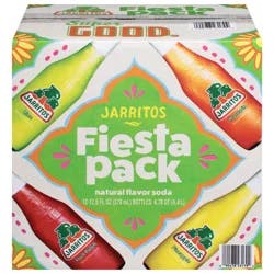 Jarritos Assorted Soda Fiesta Pack 12 - 12.5 fl oz Bottles