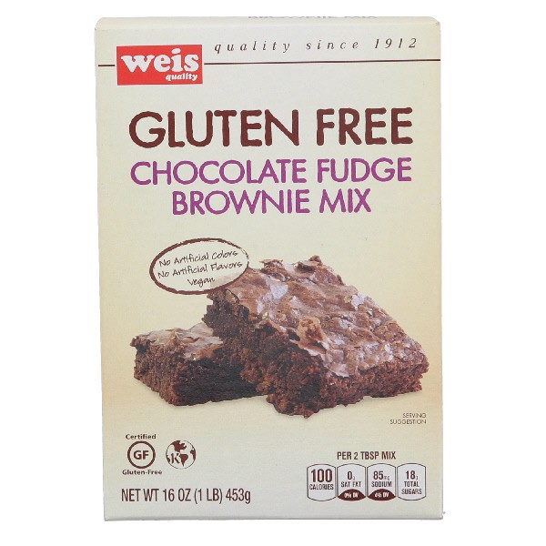 slide 1 of 1, Weis Quality Gluten Free Chocolate Fudge Brownie Mix, 16 oz