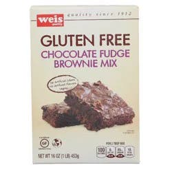 Weis Quality Gluten Free Chocolate Fudge Brownie Mix